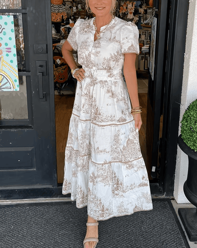 Skylar | Classic Charm Maxi Dress