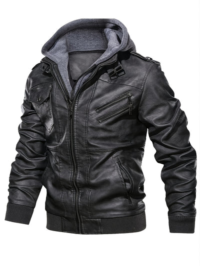 Elijah | Elegant Leather Jacket