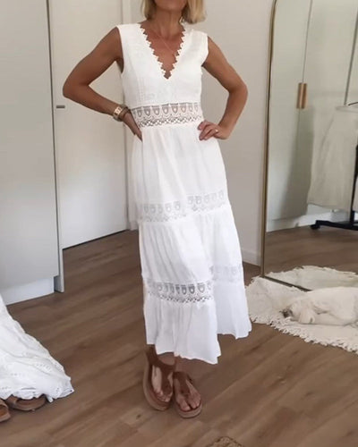 Vivienne| White Lace Dress