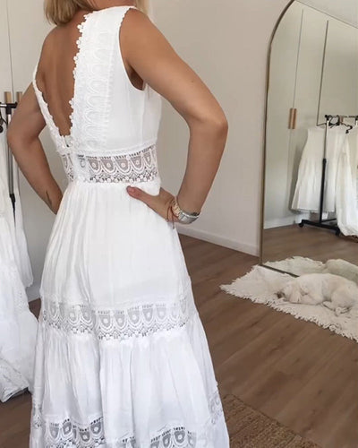 Vivienne| White Lace Dress