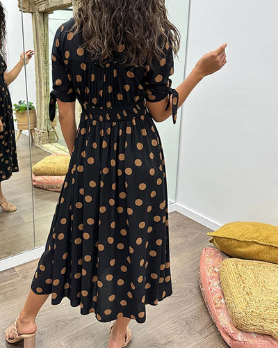 Elaina | Elegant Polka Dress
