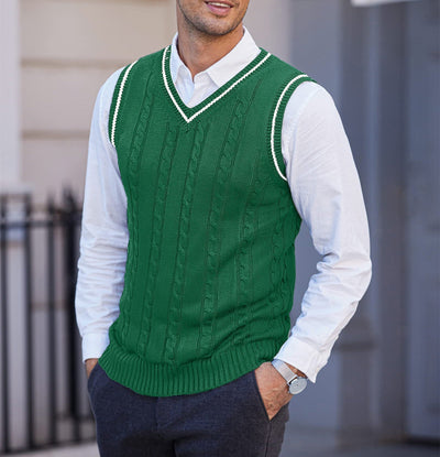 Mauro | Casual Knitted Vest  (1+1 FREE)