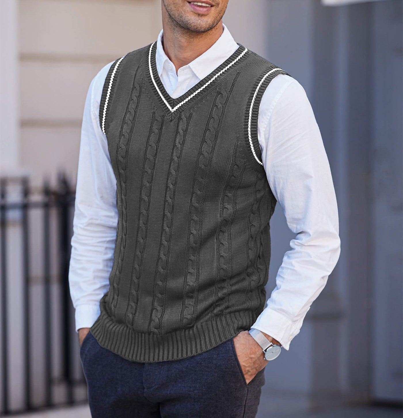 Mauro | Casual Knitted Vest  (1+1 FREE)