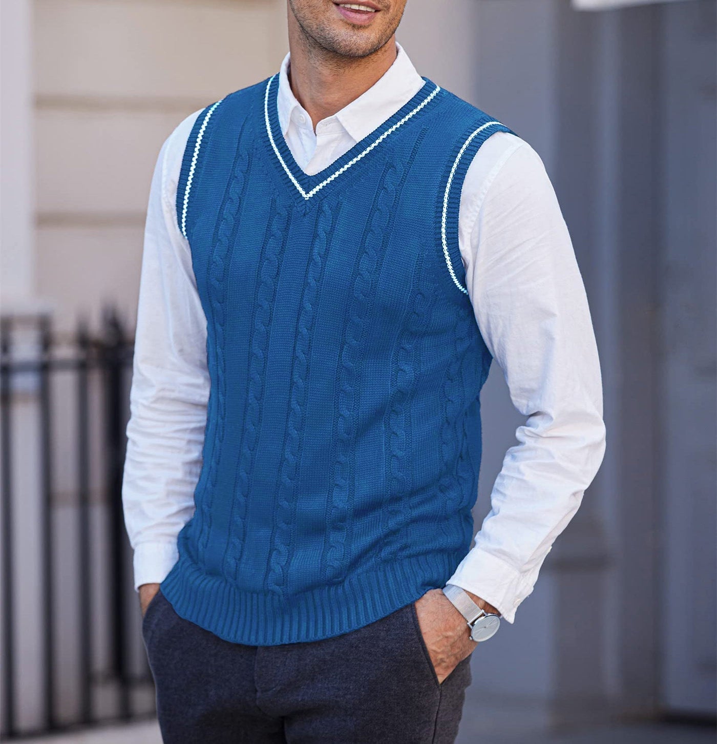 Mauro | Casual Knitted Vest  (1+1 FREE)