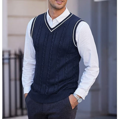 Mauro | Casual Knitted Vest  (1+1 FREE)