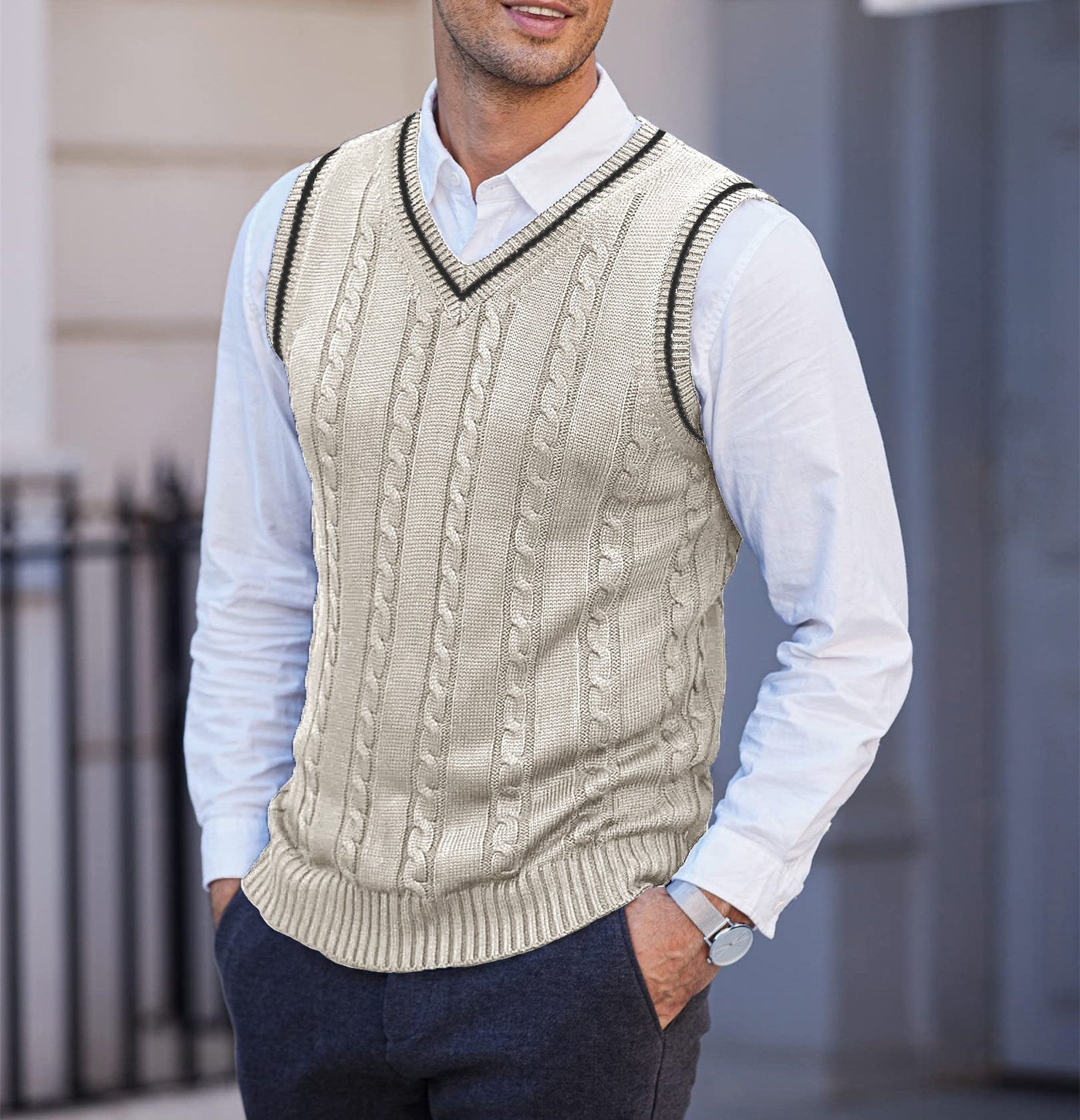 Mauro | Casual Knitted Vest  (1+1 FREE)