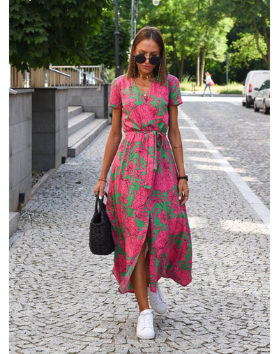 Ara | Floral Wrap Maxi Dress