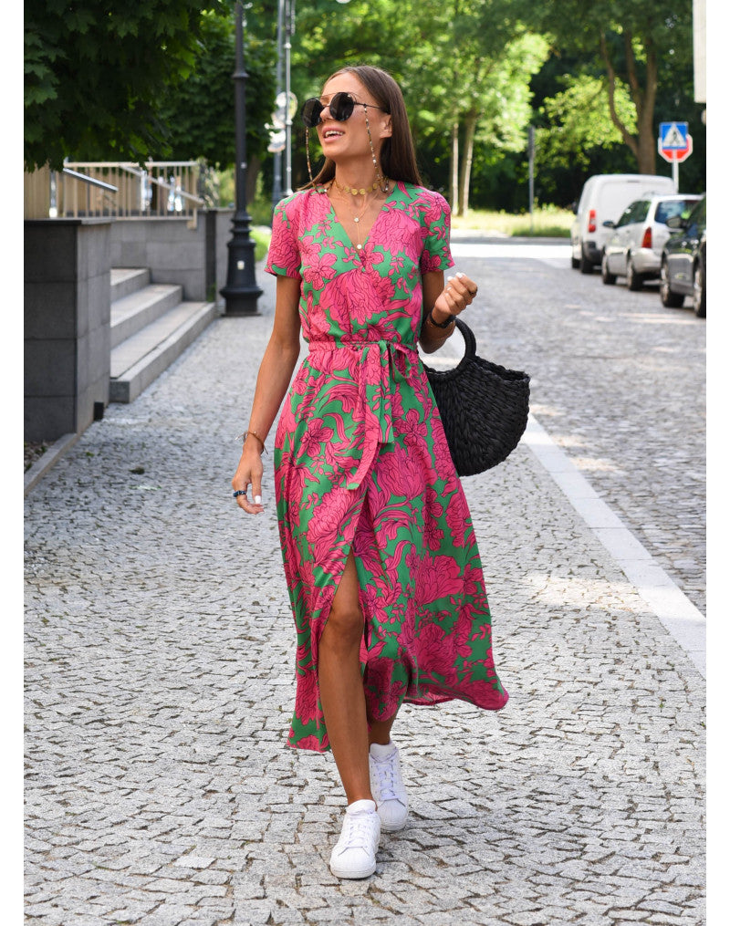 Ara | Floral Wrap Maxi Dress