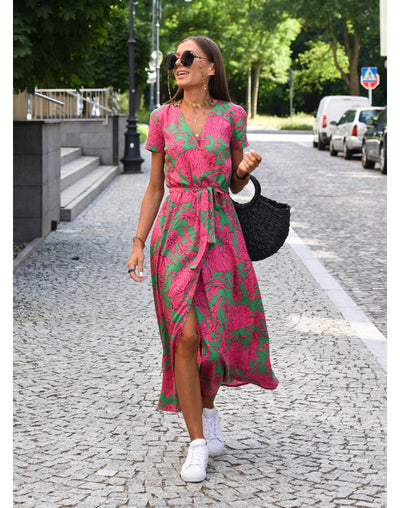 Ara | Floral Wrap Maxi Dress