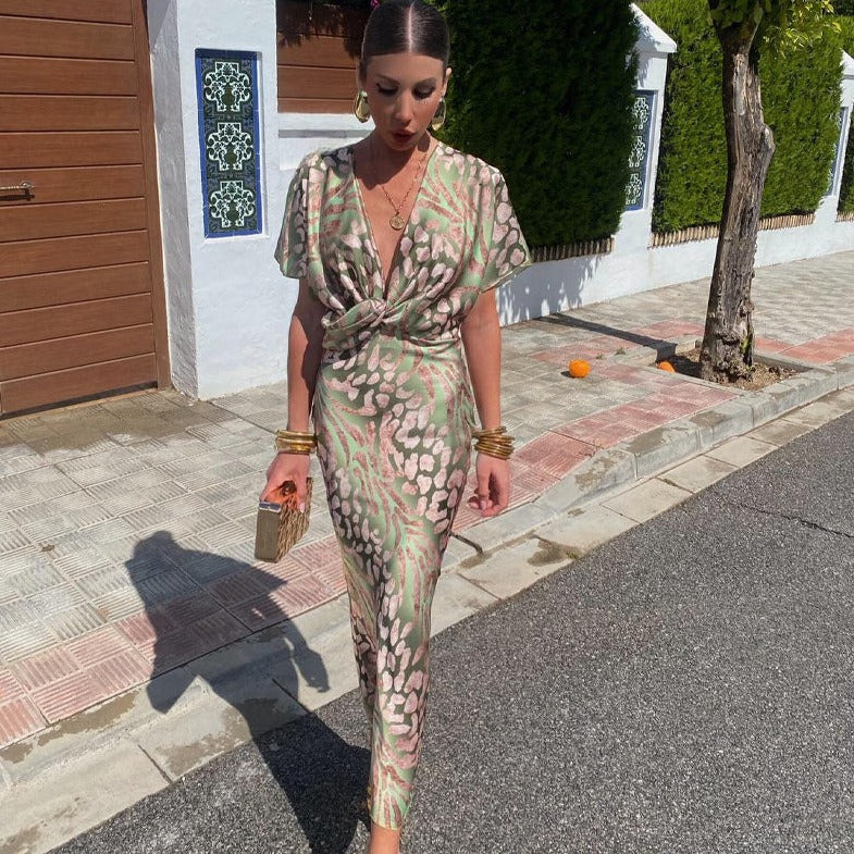 Brynlee | Women's V-Neck Maxi Dress