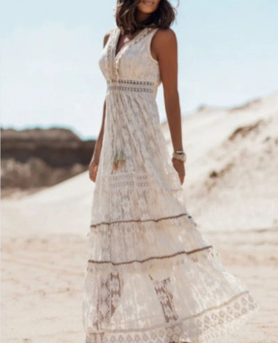 Avelyn | Lace Boho Dress