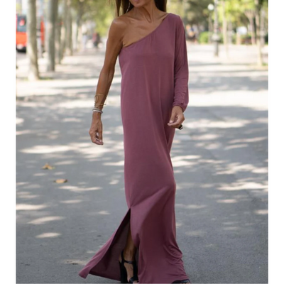 Collins| Elegant One-Shoulder Dress