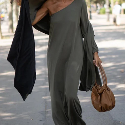 Collins| Elegant One-Shoulder Dress