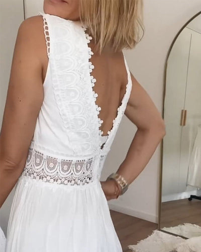 Vivienne| White Lace Dress