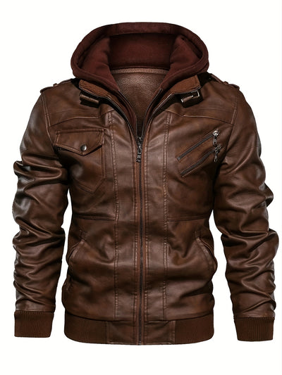 Elijah | Elegant Leather Jacket