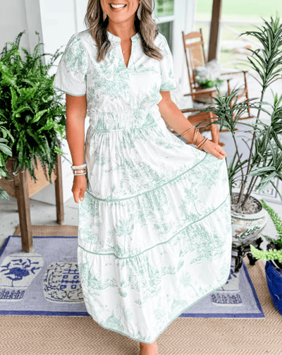 Skylar | Classic Charm Maxi Dress