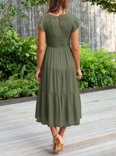 Meghan | Tiered Midi Dress