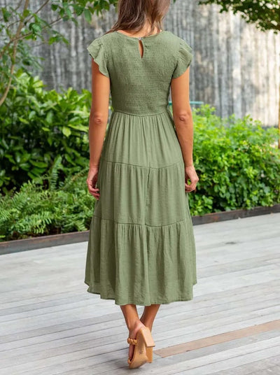Meghan | Tiered Midi Dress