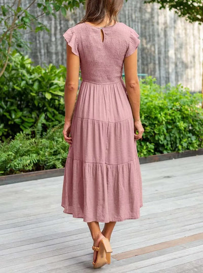 Meghan | Tiered Midi Dress