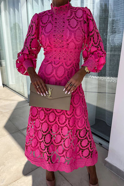 Celine | Lace Midi Dress