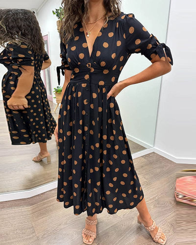 Elaina | Elegant Polka Dress